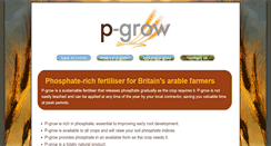 Desktop Screenshot of p-grow.co.uk