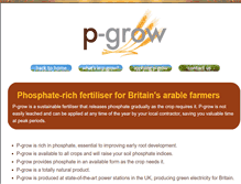 Tablet Screenshot of p-grow.co.uk